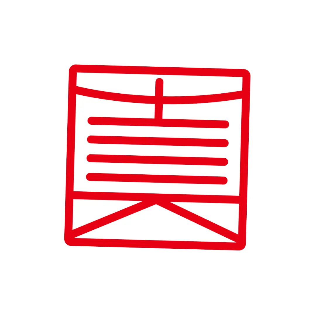 企業理念セクション用の抽象ビジュアル